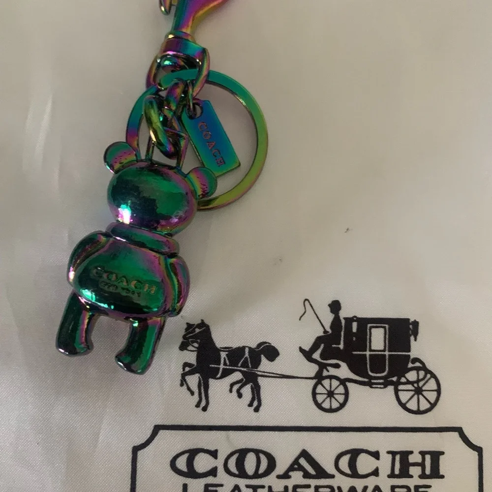 Coach Holograpic /Multicolor Bear Keychain